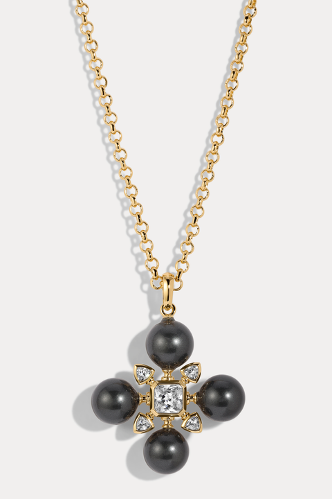 Black Pearl Theodora Pearl Charm