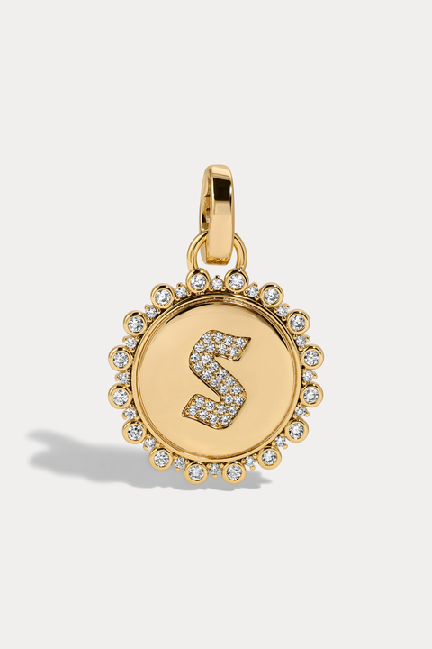 Gothic Initial Pendant