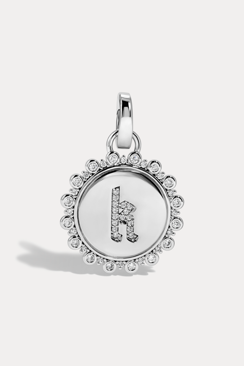 Gothic Initial Pendant