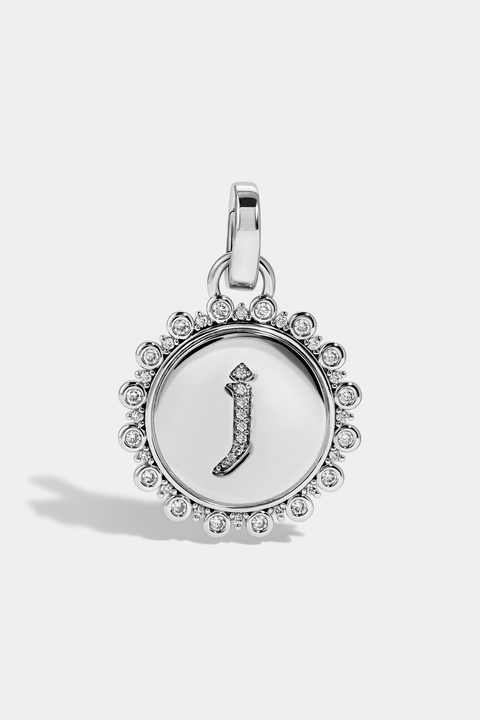 Gothic Initial Pendant