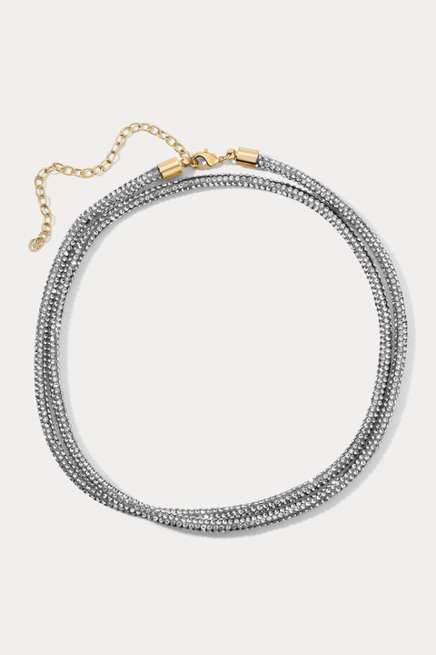 Silver Raya Wrap Necklace