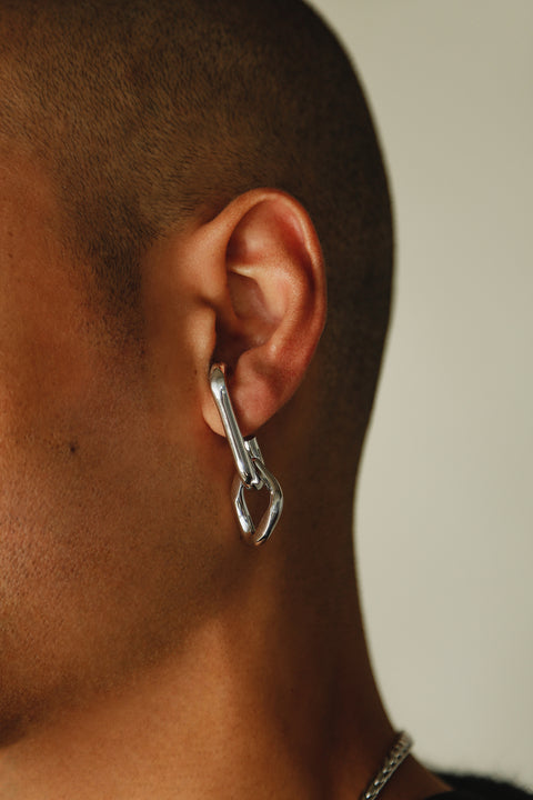 Logan Lobe Cuff Earrings