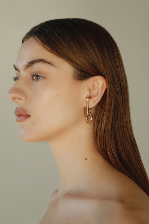 Logan Lobe Cuff Earrings