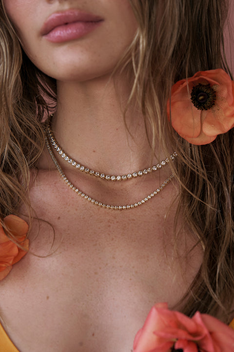 Mini Reese Tennis Necklace