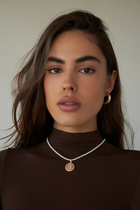 Gothic Initial Pendant