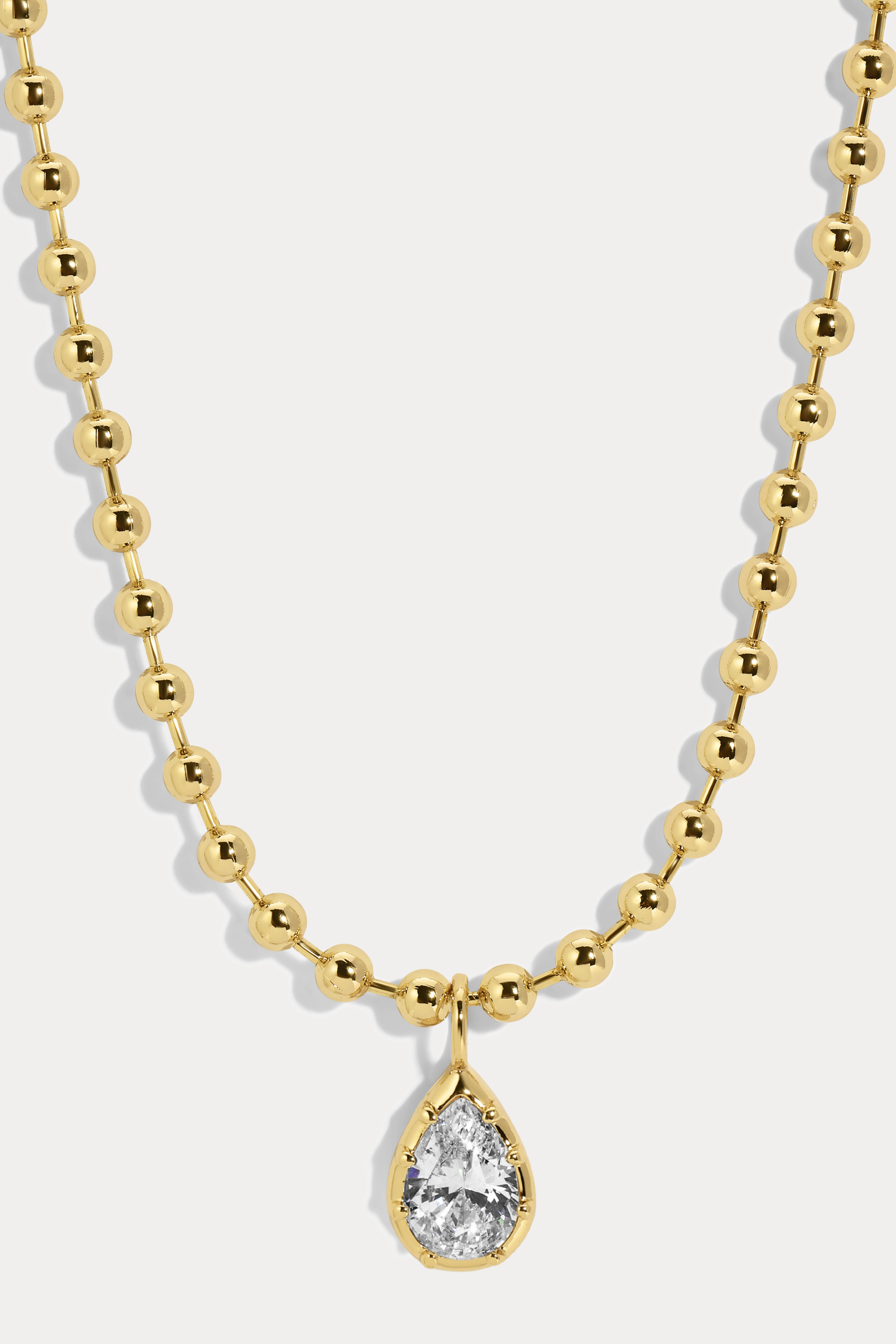 Cleo Pear Necklace – Lili Claspe Cleo Pear Necklace – Lili Claspe