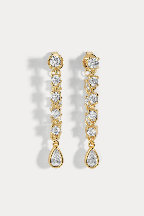 Small Stephie Bezel Earrings