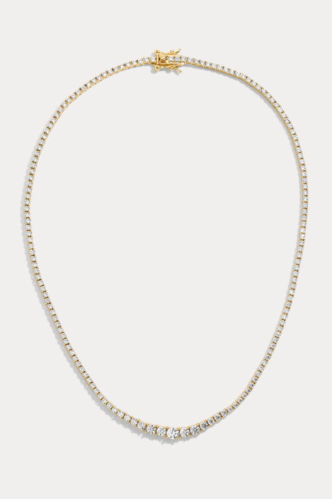 Gradient Amina Tennis Necklace