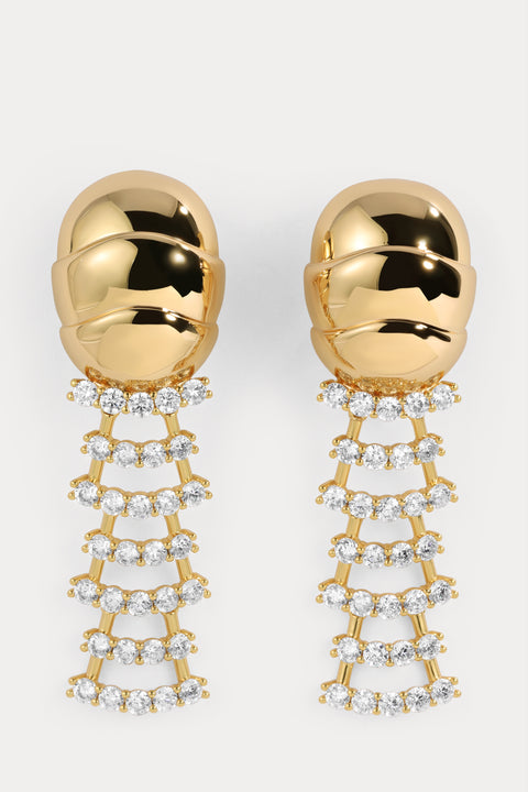 Armadillo Fringe Earrings