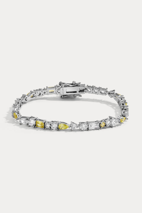 Yellow Sapphire Mavis Tennis Bracelet