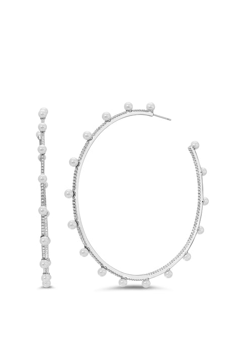 Large Pave Molly Hoops
