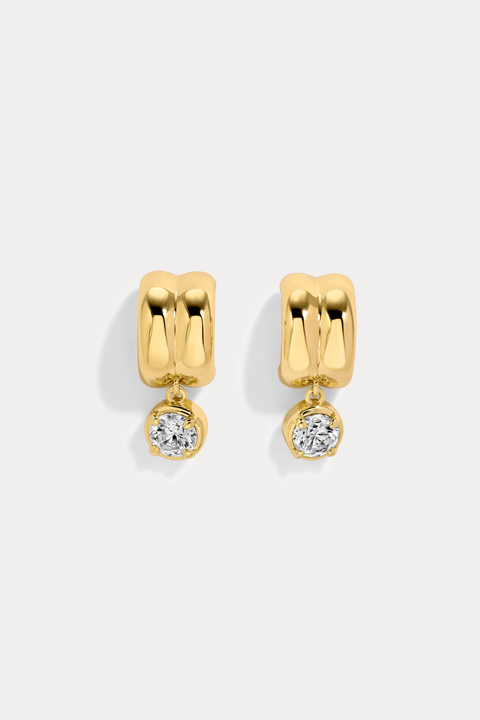 Small Odette Round Hoops