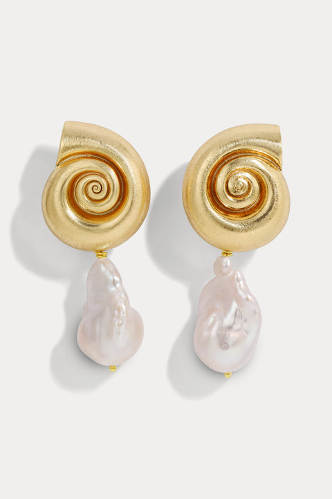 La Mer Baroque Shell Earring