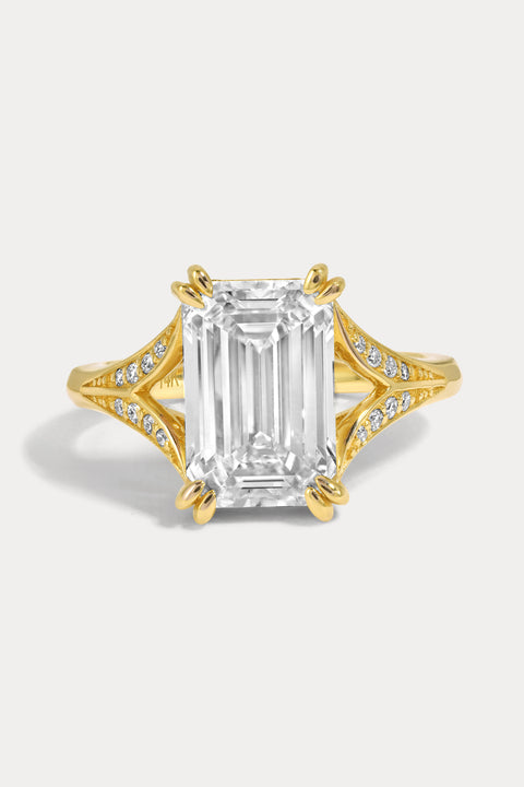 Emerald Cut Diamond Ring
