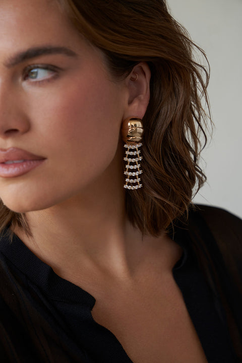 Armadillo Fringe Earrings