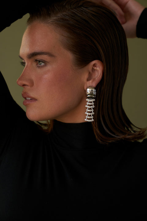 Armadillo Fringe Earrings