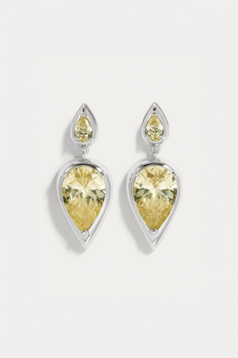 Small Yellow Sapphire Imara Earrings
