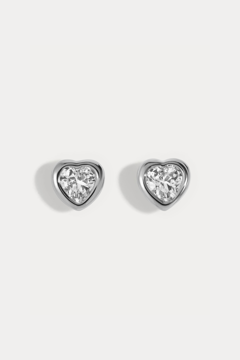 Birdie Heart Studs