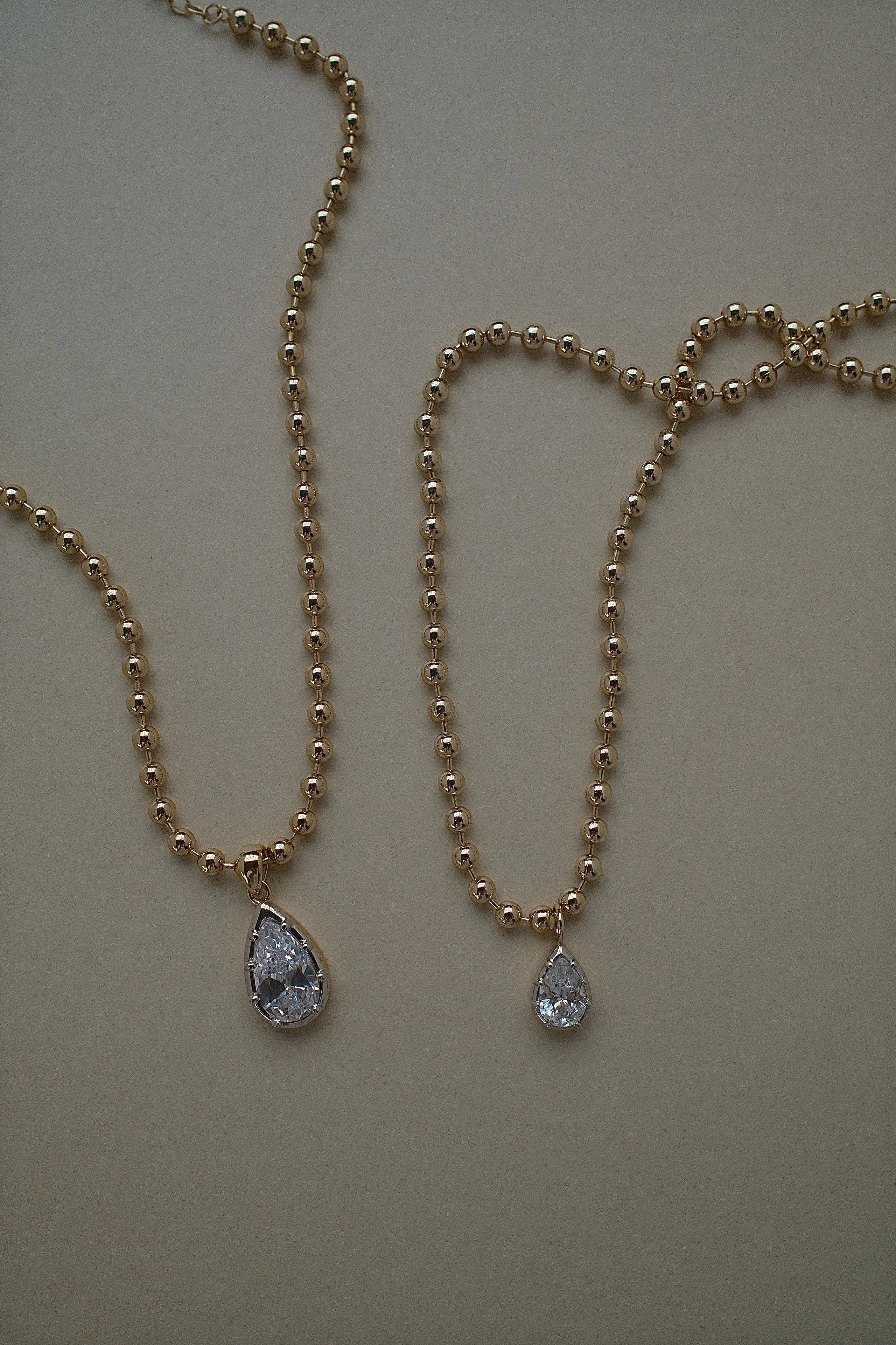 Large Cleo Pear Necklace – Lili Claspe