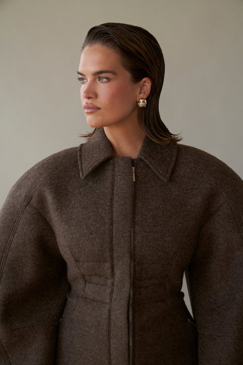 Pave Armadillo Shield Earrings