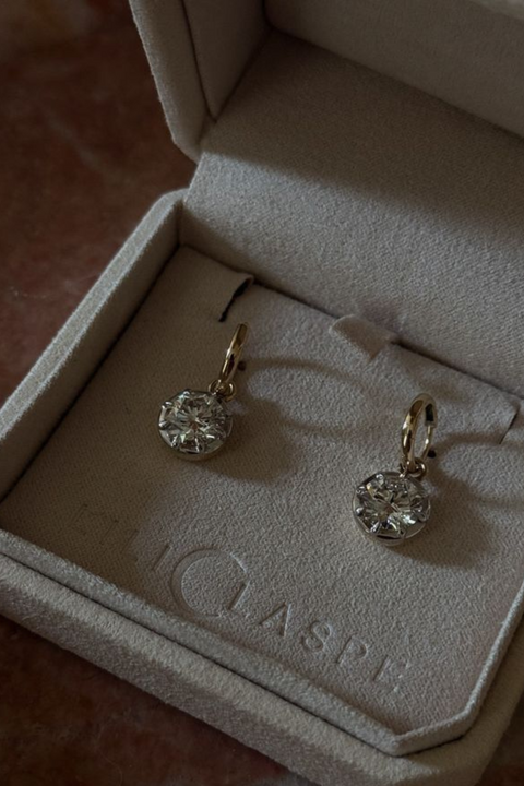 Large Cleo Diamond Earrings