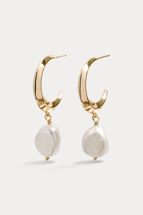 Luna Baroque Pearl Earrings