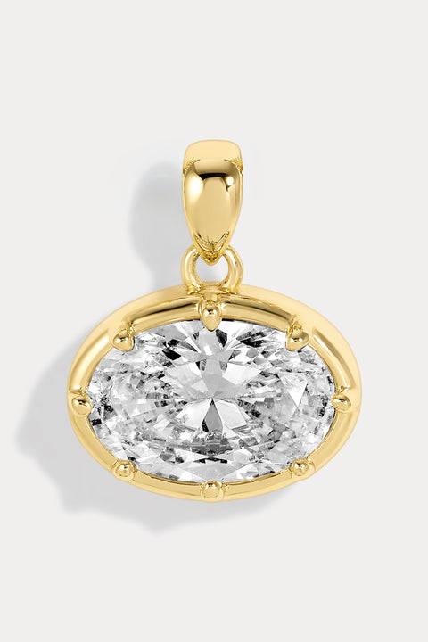 Large Cleo Oval Charm