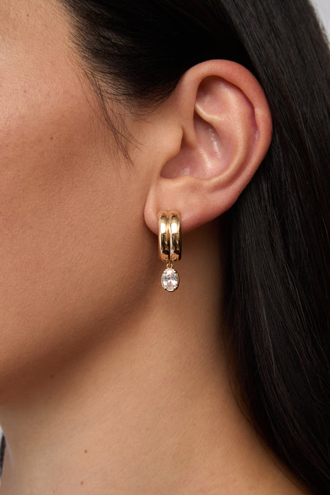 Odette Oval Hoops