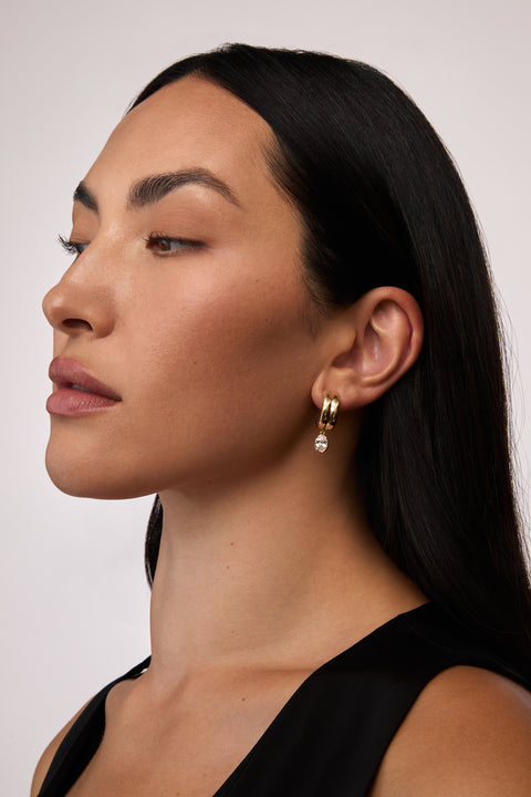 Odette Oval Hoops