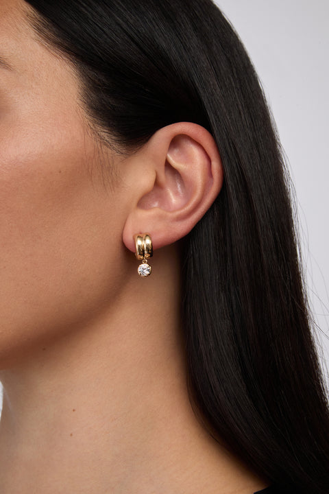 Small Odette Round Hoops