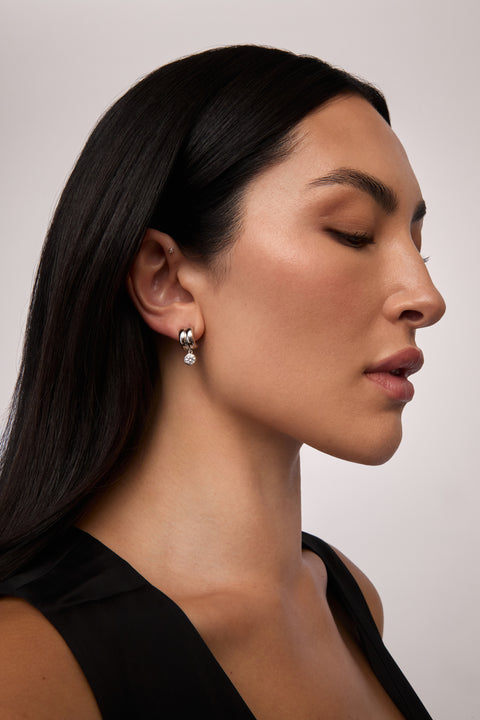 Small Odette Round Hoops