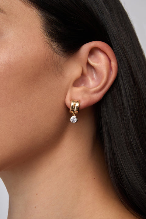 Small Odette Round Hoops