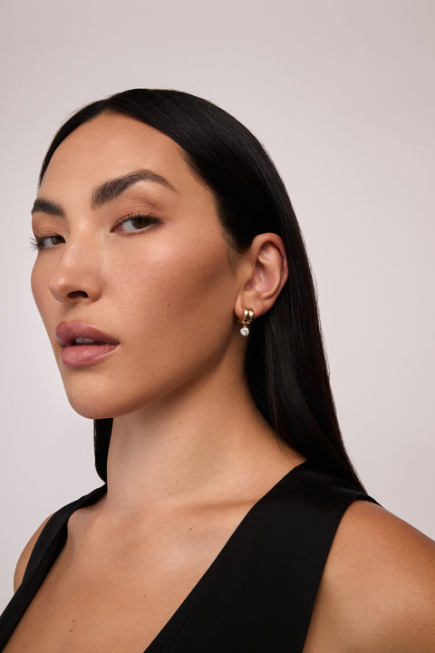 Small Odette Round Hoops