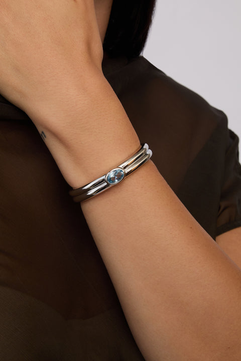 Aqua Romy Fluted Cuff