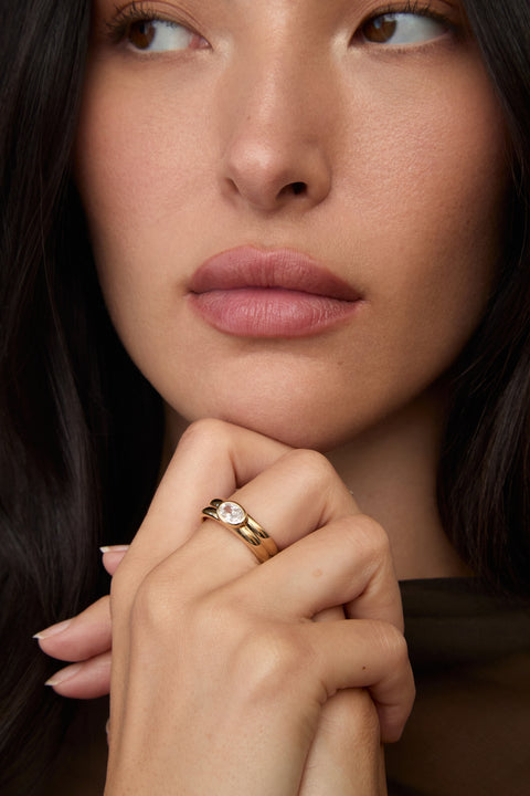 Romy Fluted Ring