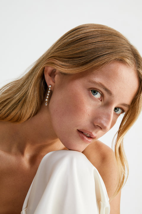 Stephie Bezel Earrings