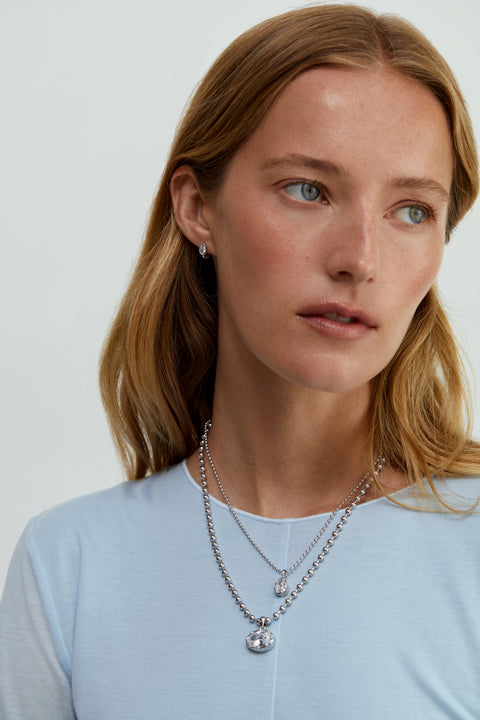 Large Cleo Oval Necklace
