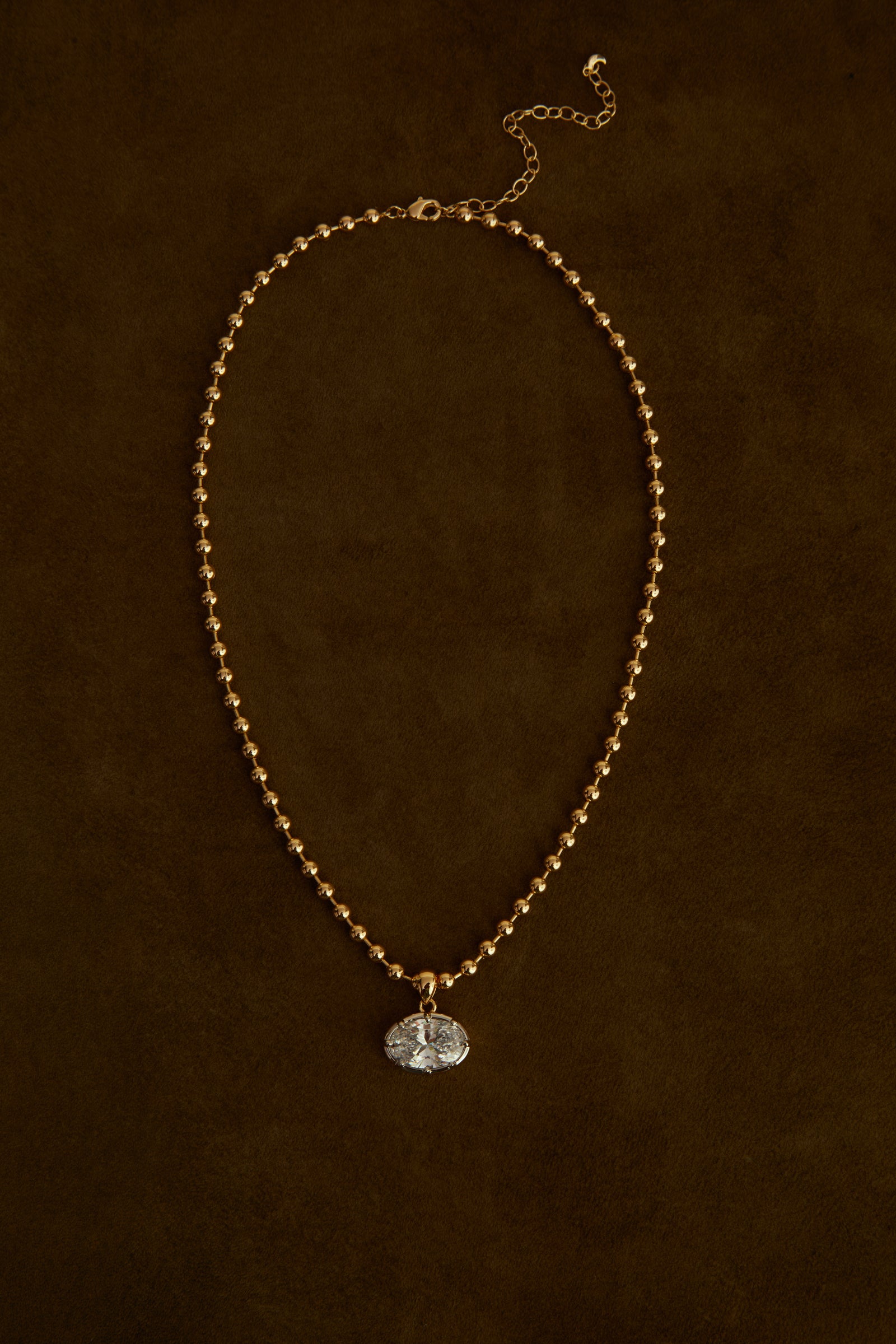 Large Cleo Oval Necklace – Lili Claspe