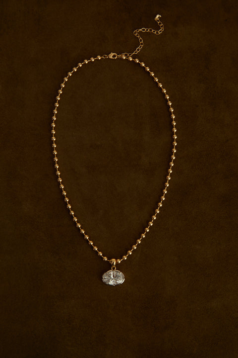 Large Cleo Oval Necklace