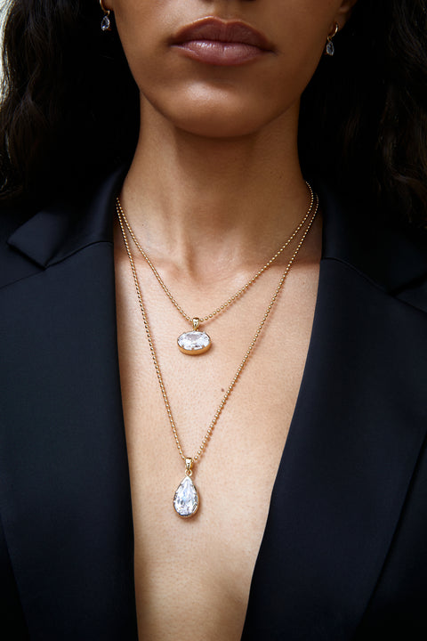 Large Cleo Pear Charm