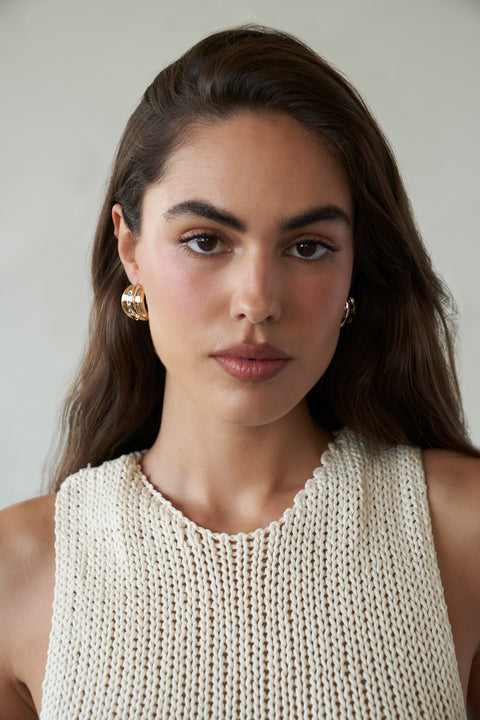 White CZ Elsa Earrings