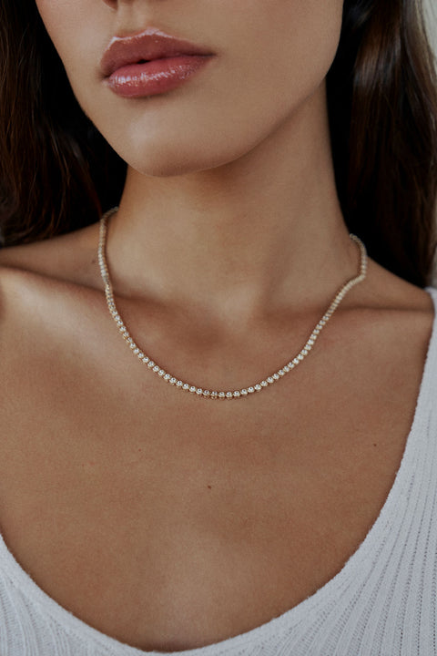 Mini Reese Tennis Necklace