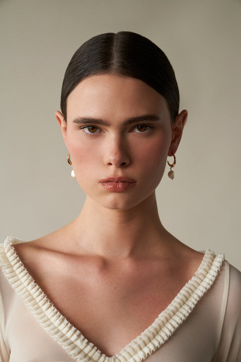 Luna Baroque Pearl Earrings