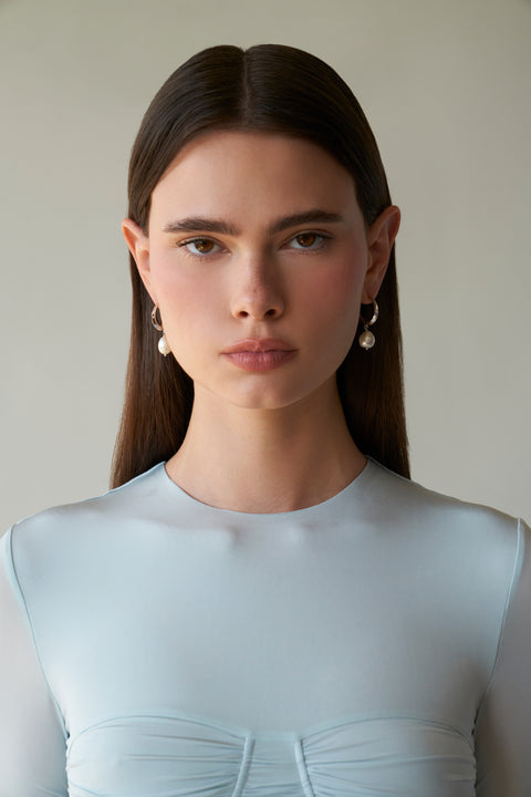 Luna Baroque Pearl Earrings