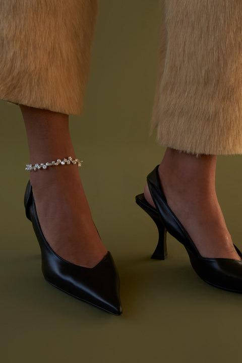 Mini Beatrice Pearl Anklet
