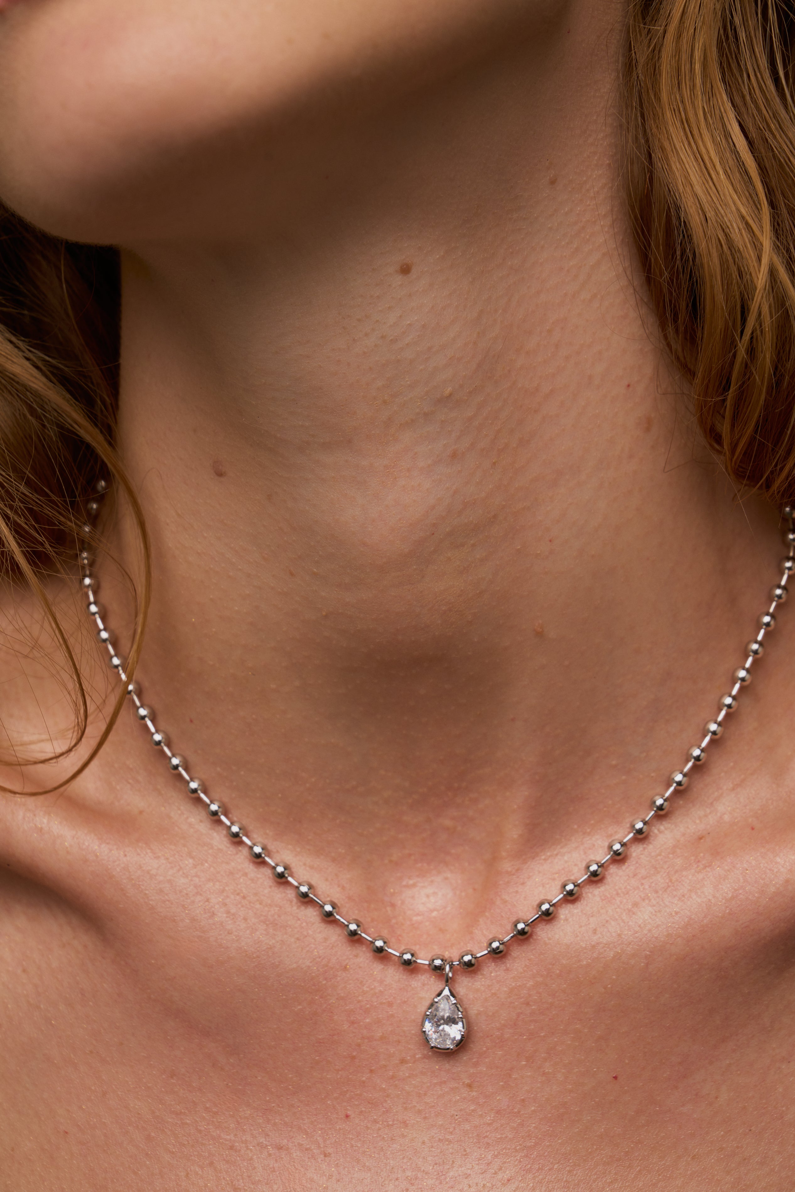 Cleo Pear Necklace – Lili Claspe