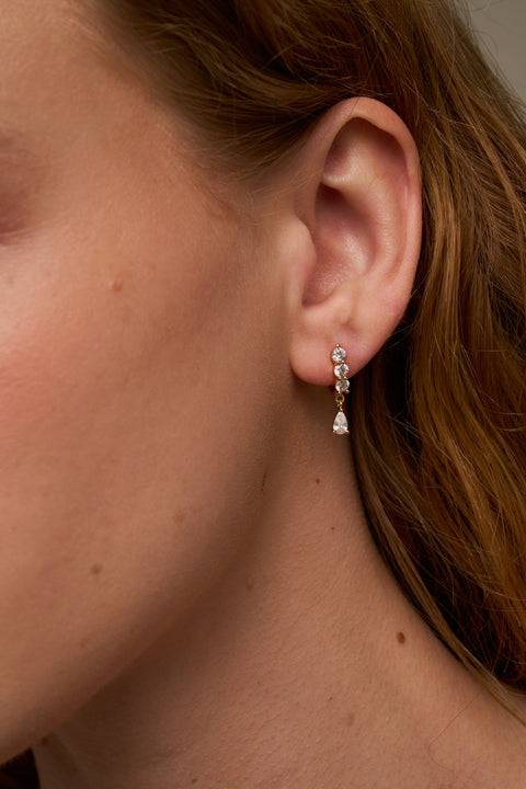 Hilary Pear Dangles