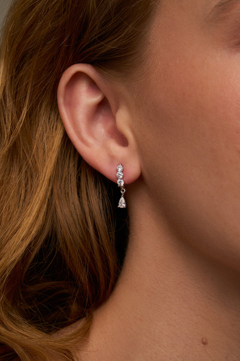 Hilary Pear Dangles