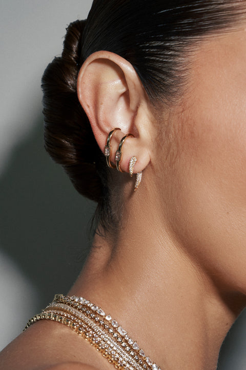 Baguette Stud Earrings