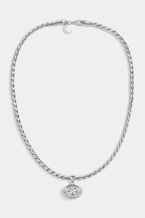Medium Bruna Oval Necklace
